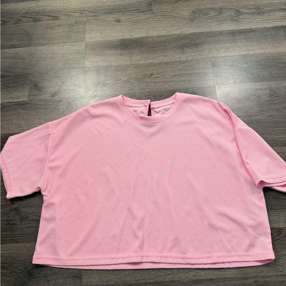 Pink Crop Top